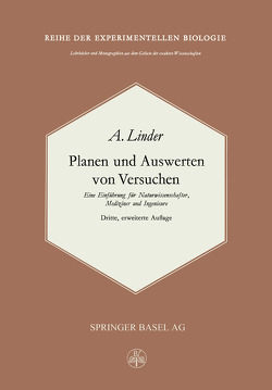 Planen und Auswerten von Versuchen von Linder,  A.