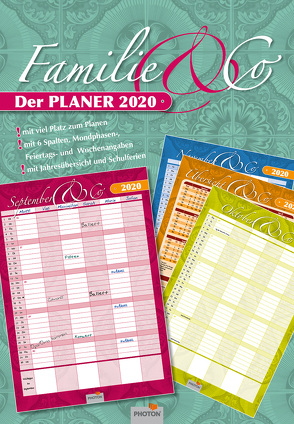 Planer „Familie & Co“ Kalender 2020 von PHOTON Verlag