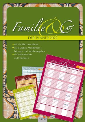 PLANER „FAMILIE & CO.“ Kalender 2022 von PHOTON Verlag