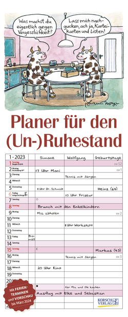 Planer für den (Un-)Ruhestand 2023 von Korsch Verlag, Mayr,  Johann