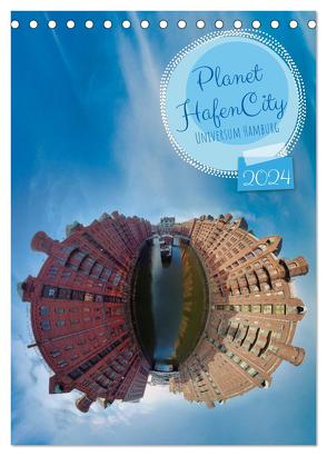 Planet Hafencity – Universum Hamburg (Tischkalender 2024 DIN A5 hoch), CALVENDO Monatskalender von Wildner,  Jens