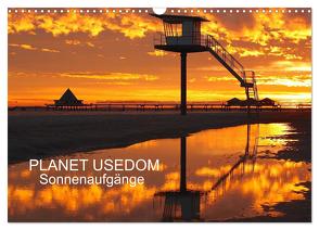 PLANET USEDOM Sonnenaufgänge (Wandkalender 2024 DIN A3 quer), CALVENDO Monatskalender von FOTO henry böhm,  DAS