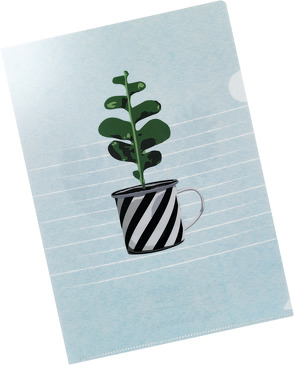 Plant it – Love it! Bunte Sichthüllen Motiv Tasse mit Pflanze von Schöll,  Stephan