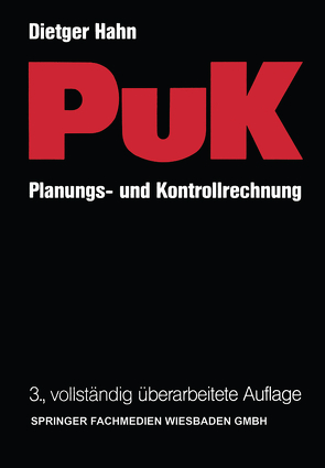 Planungs- und Kontrollrechnung — PuK von Hahn,  Dietger