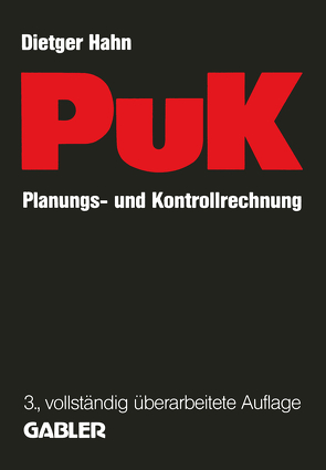 Planungs- und Kontrollrechnung — PuK von Hahn,  Dietger