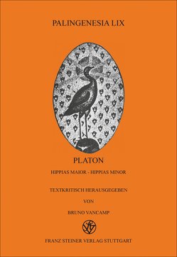 Platon: Hippias maior – Hippias minor von Vancamp,  Bruno