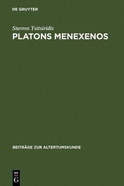 Platons Menexenos von Tsitsiridis,  Stavros
