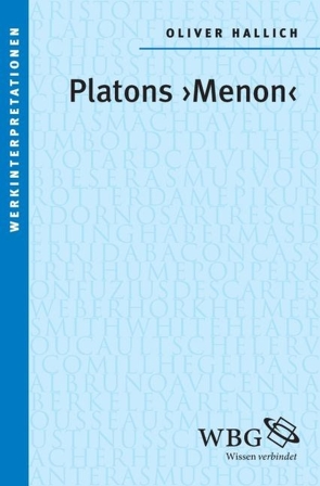 Platons „Menon“ von Hallich,  Oliver