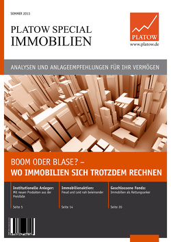 PLATOW Special Immobilien von Schirmacher,  Albrecht F.