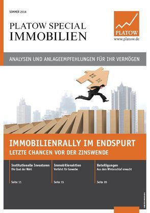 PLATOW Special Immobilien Sommer 2018 von Mahlmeister,  Frank, Schirmacher,  Albrecht F.