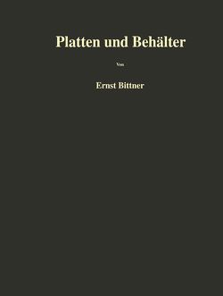 Platten und Behälter von Bittner,  Ernst