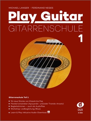 Play Guitar Gitarrenschule 1 von Langer,  Michael, Neges,  Ferdinand