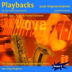 Playbacks zum Improvisieren Vol. 2 – Für Fortgeschrittene von Sieghart,  Jörg