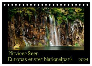 Plitvicer Seen – Europas erster Nationalpark (Tischkalender 2024 DIN A5 quer), CALVENDO Monatskalender von und Holger Karius,  Kirsten