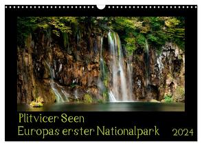 Plitvicer Seen – Europas erster Nationalpark (Wandkalender 2024 DIN A3 quer), CALVENDO Monatskalender von und Holger Karius,  Kirsten