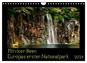 Plitvicer Seen – Europas erster Nationalpark (Wandkalender 2024 DIN A4 quer), CALVENDO Monatskalender von und Holger Karius,  Kirsten