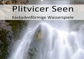 Plitvicer Seen – Kaskadenförmige Wasserspiele (Wandkalender 2018 DIN A2 quer) von Weber,  Götz