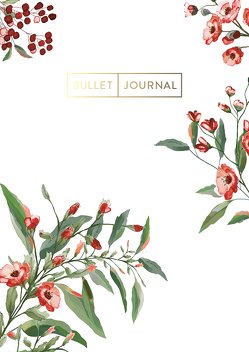 Pocket Bullet Journal „Red Flowers“
