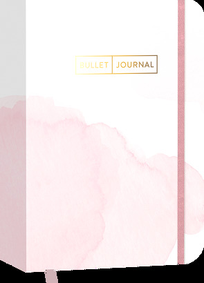 Pocket Bullet Journal „Watercolor Rose“