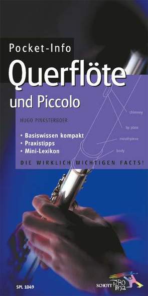 Pocket-Info Querflöte und Piccolo von Pinksterboer,  Hugo