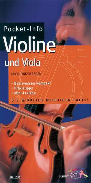 Pocket-Info Violine und Viola von Pinksterboer,  Hugo