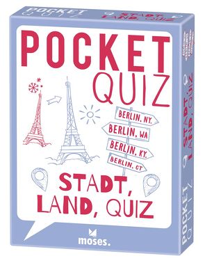 Pocket Quiz Stadt, Land, Quiz von Berger,  Nicola