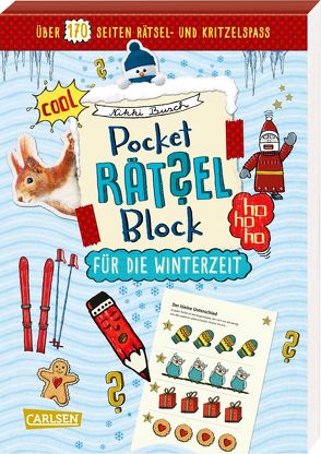 Pocket-Rätsel-Block: für die Winterzeit von Busch,  Nikki, Hahn,  Christiane