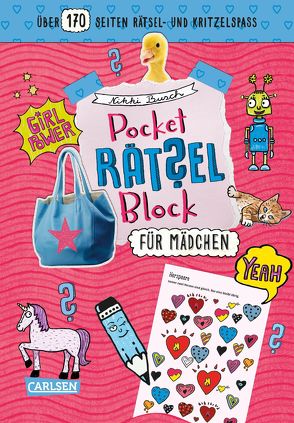 Pocket-Rätsel-Block: Für Mädchen von Busch,  Nikki, Hahn,  Christiane