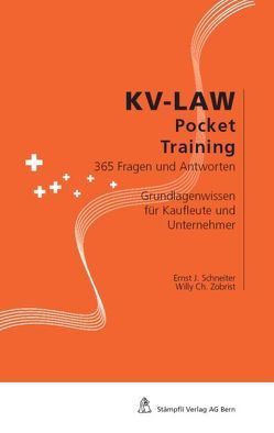 Pocket Training von Schneiter,  Ernst J., Zobrist,  Willy Ch.