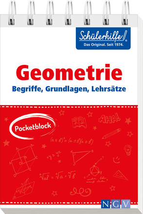 Pocketblock Geometrie – Begriffe, Grundlagen, Lehrsätze