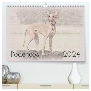 Podencos 2024 (hochwertiger Premium Wandkalender 2024 DIN A2 quer), Kunstdruck in Hochglanz von Redecker,  Andrea