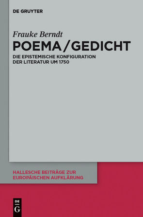 Poema / Gedicht von Berndt,  Frauke