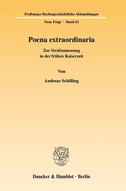 Poena extraordinaria. von Schilling,  Andreas