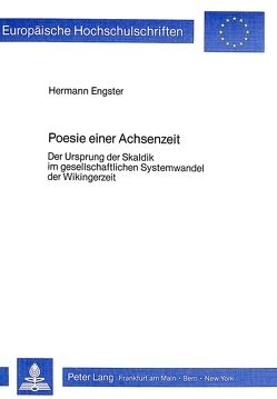 Poesie einer Achsenzeit von Engster,  Hermann