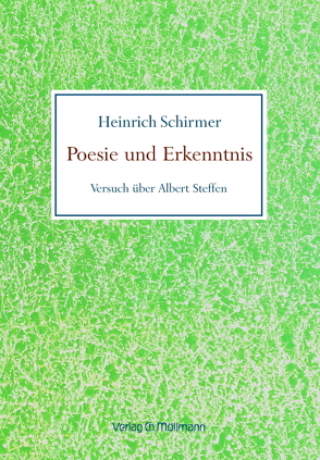 Poesie und Erkenntnis von Schirmer,  Heinrich