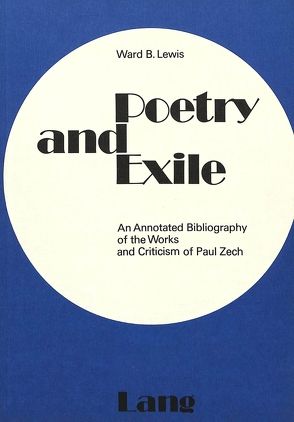 Poetry and Exile von Lewis,  Ward B.