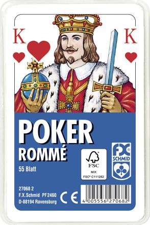 Poker, Rommé – Französisches Bild