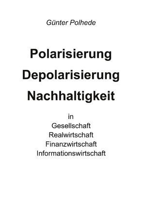 Polarisierung Depolarisierung Nachhaltigkeit in Gesellschaft Realwirtschaft Finanzwirtschaft Informationswirtschaft von Polhede,  Günter