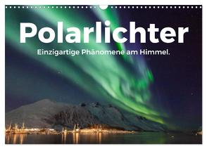 Polarlichter – Einzigartige Phänomene am Himmel. (Wandkalender 2024 DIN A3 quer), CALVENDO Monatskalender von Scott,  M.