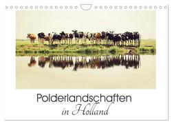 Polderlandschaften in Holland (Wandkalender 2024 DIN A4 quer), CALVENDO Monatskalender von van der Wiel,  Annemieke