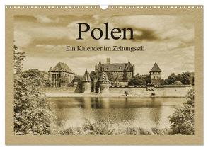Polen – Ein Kalender im Zeitungsstil (Wandkalender 2024 DIN A3 quer), CALVENDO Monatskalender von Kirsch,  Gunter