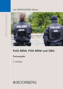 PolG NRW, POG NRW und OBG von Prondzinski,  Peter von