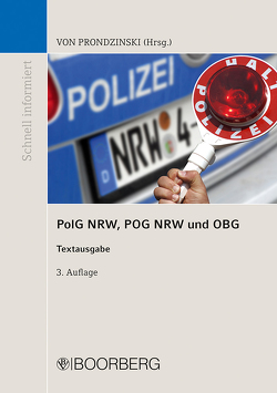 PolG NRW, POG NRW und OBG von Prondzinski,  Peter von