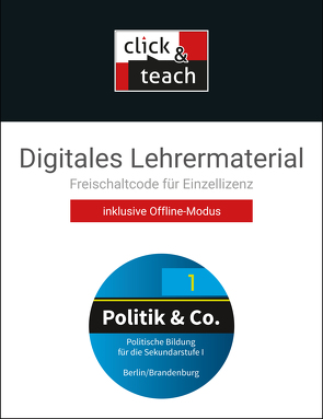 Politik & Co. – Berlin/Brandenburg – neu / Politik & Co. BE/BB click & teach 1 Box – neu von Kalpakidis,  Dimitrios, Kludt,  Steffen
