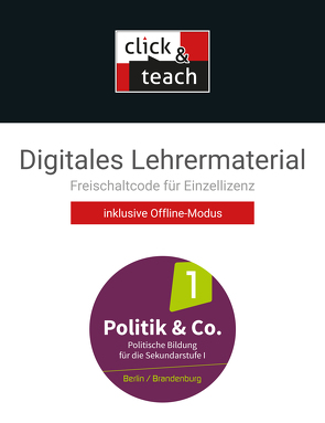 Politik & Co. – Berlin/Brandenburg / Politik & Co. BE/BB click & teach 1 Box von Kalpakidis,  Dimitrios, Kludt,  Steffen