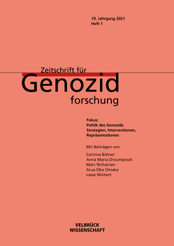 Zeitschrift für Genozidforschung. 19. Jg. 2021, Heft 1 von Dabag,  Mihran, Platt,  Kristin