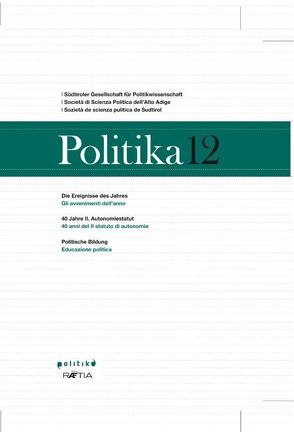 Politika 12 von Pallaver,  Günther