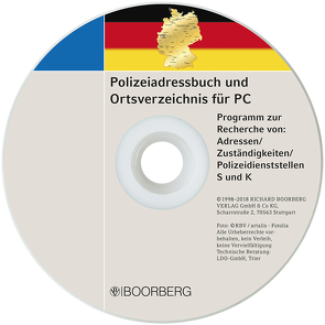 Polizeiadressbuch und Ortsverzeichnis für PC von Löflath,  Florian