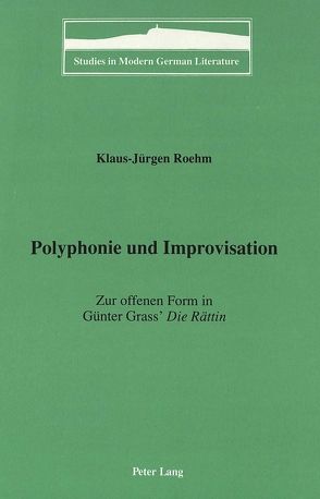 Polyphonie und Improvisation von Roehm,  Klaus-Jürgen