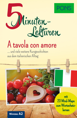 PONS 5-Minuten-Lektüre Italienisch A2 – A tavola con amore